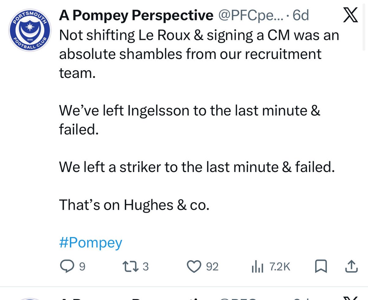 A Pompey Perspective tweet media