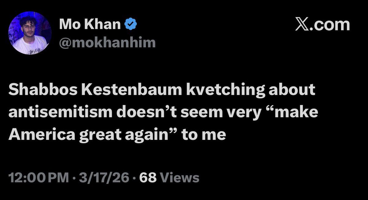 Shabbos Kestenbaum tweet media