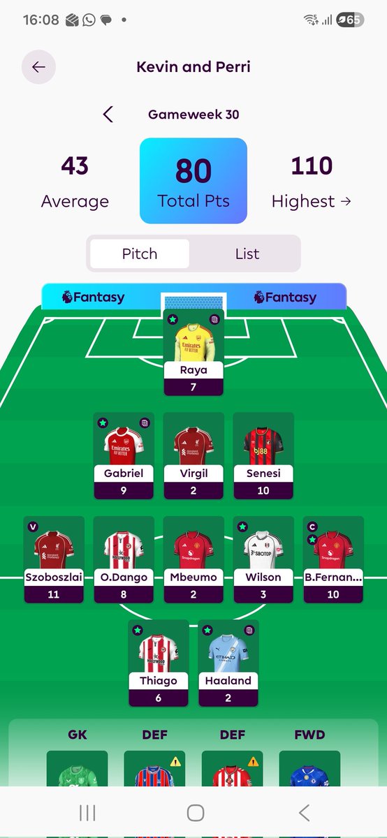 2000MANUK1's tweet photo. @FPLFocal Not having the best season but I think this is my best ever gw rank! https://t.co/ZMaQYgouqd