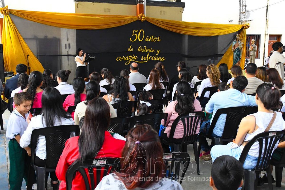 ➡️ “Santo Domingo Savio” celebró 50 años de trayectoria escolar
  
🌐 Nota completa: agenfor.com.ar/2026/03/santo-…

#Agenfor #Aniversario #Escuelasaleciana #Formosa