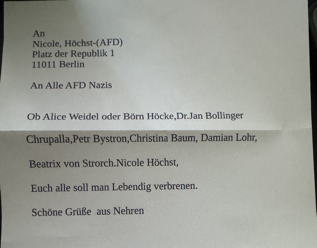 Nicole Höchst, MdB tweet media