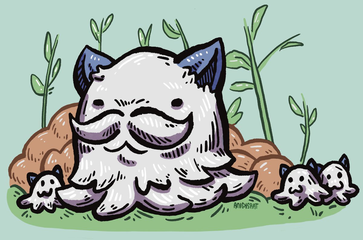 ANighsRat's tweet photo. [2024] King Charmin and the Cottonelles [ #palworld #sweepa #swee ] They will happily tend your garden!! https://t.co/pH1BjTfhAJ