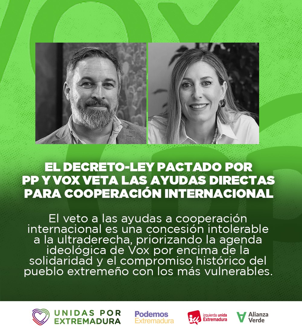 Unidas por Extremadura tweet media