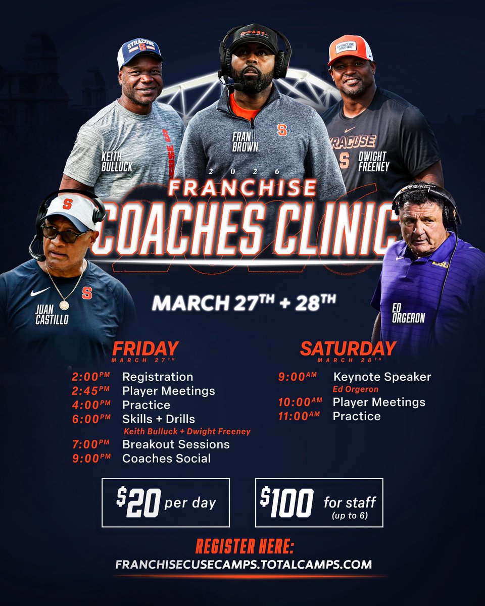 Syracuse Football tweet media