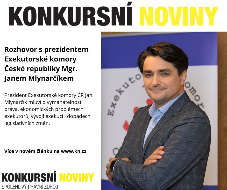 Rozhovor s prezidentem Exekutorské komory ČR Janem Mlynarčíkem jsme otevřeli všem čtenářům. 
Původně byl jen pro předplatitele.

O vývoji exekucí, ekonomice úřadů i vymahatelnosti práva.

kn.cz/jan-mlynarcik-…

#KonkursniNoviny #Exekuce