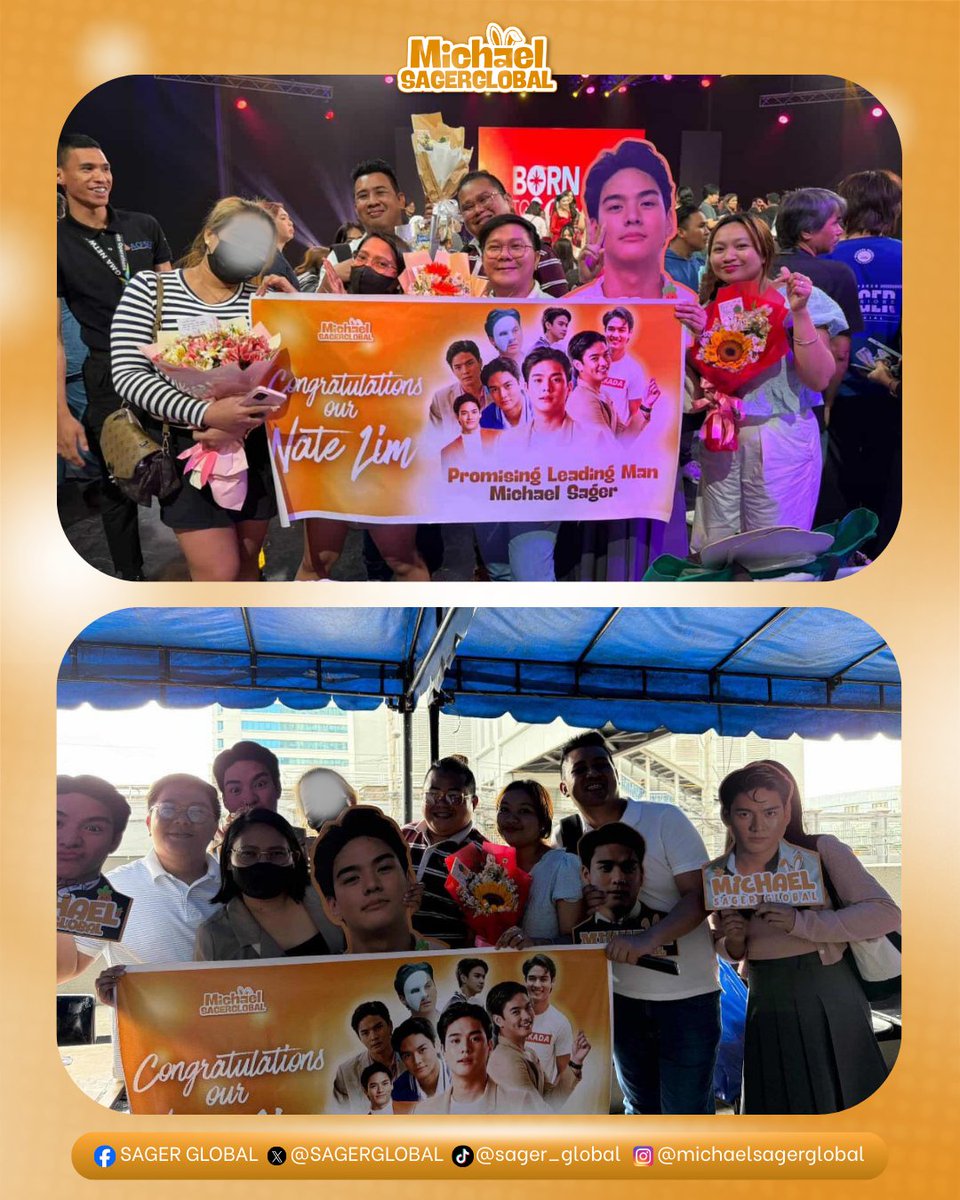SAGERGLOBAL's tweet image. Absolutely thrilled to support Michael Sager! ✨ Had the best time with the MSG Admins and our amazing MSG Baguio Chapter 🧡

03/16/2026 || Born To Shine Media Conference

#MichaelSager | #MSG | #NateLim | #BornToShine | @michaelsager_