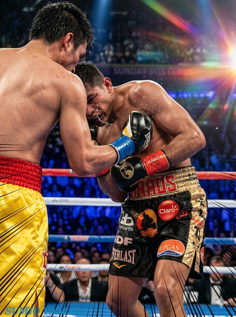 おはようございます☀
今日は何の日｜ボクシング

世界最強が初めて倒れた日。
そして
井上尚弥とのドリームマッチが遠ざかった日。

2017年3月18日
ニューヨーク
マジソン・スクエア・ガーデン

当時のボクシング界には
誰もが認める絶対王者
がいました。

46戦46勝（38KO）
4階級制覇王者

そして