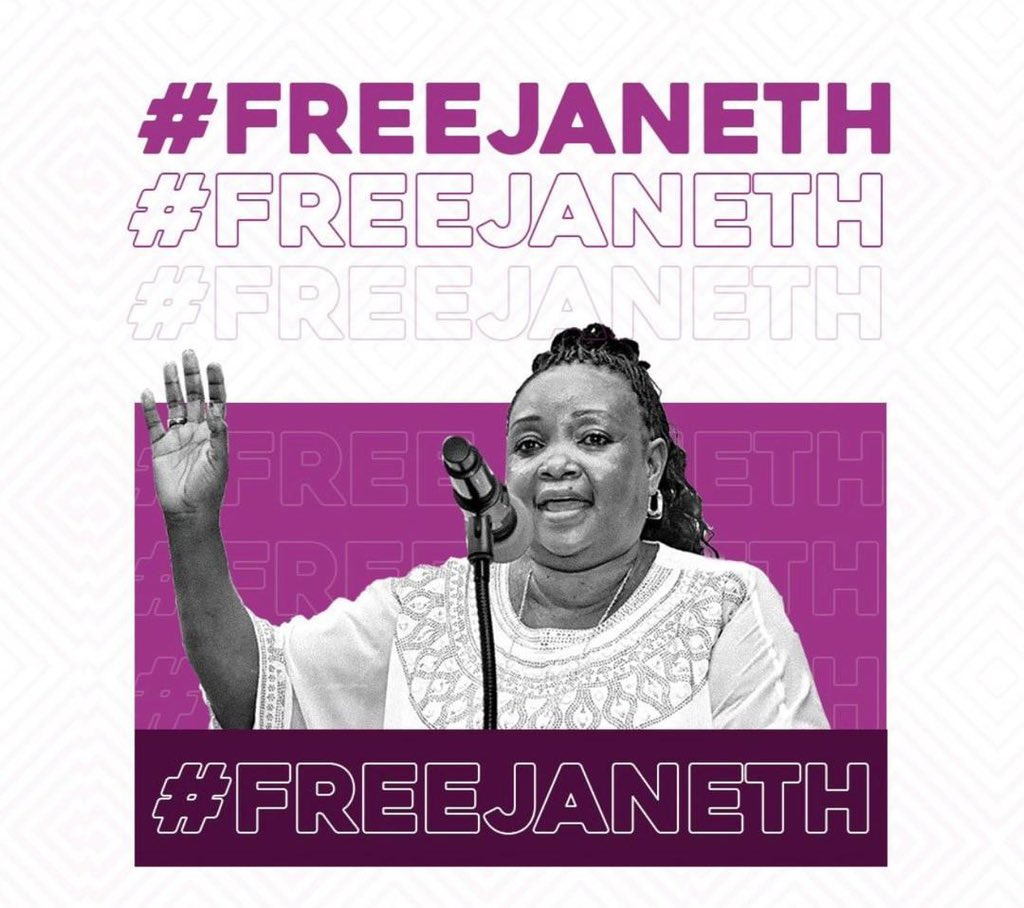 Mwanaishamndeme's tweet photo. #FreeJaneth
@JaneRithe
@NgomeyaWanawake
@ACTwazalendo https://t.co/SuFm3pmueS