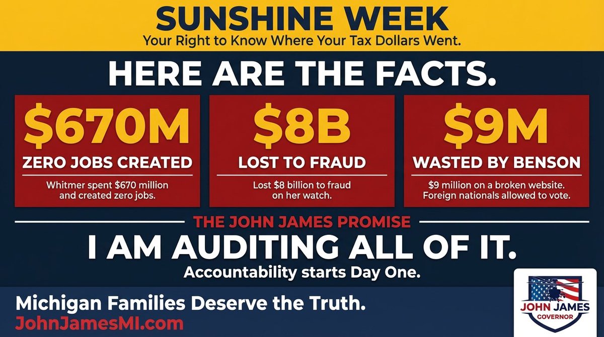 John James tweet media