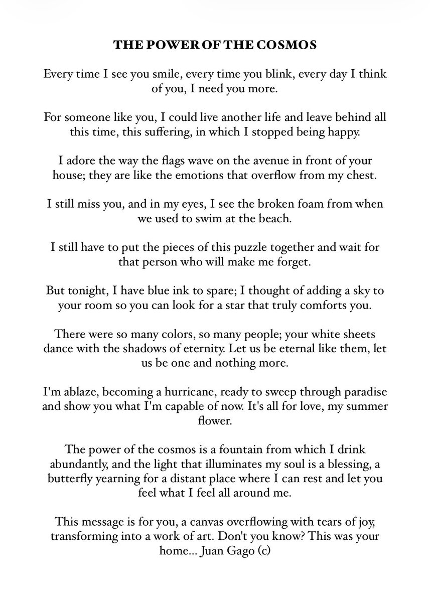 ionztomo16's tweet image. THE POWER OF THE COSMOS
JUAN GAGO 

#poetrylovers #mylove #flyaway