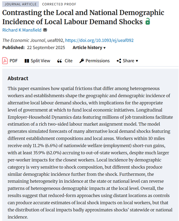 The Economic Journal tweet media