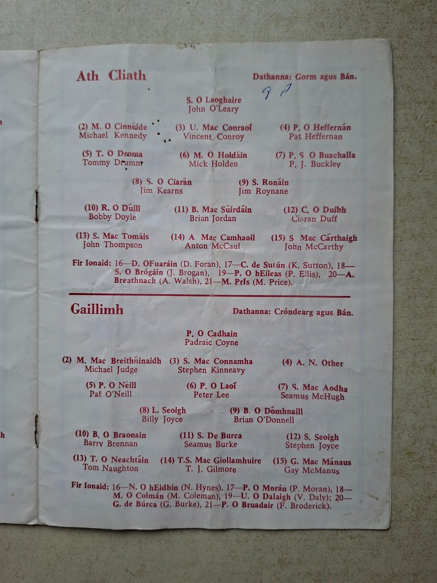 Dublin GAA Programme Collector tweet media