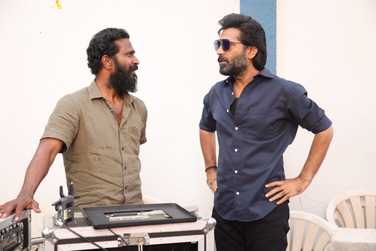 UVJN's tweet image. #அரசன் 👑

#VetriMaaran @SilambarasanTR_ #SilambarasanTR  #ARASAN