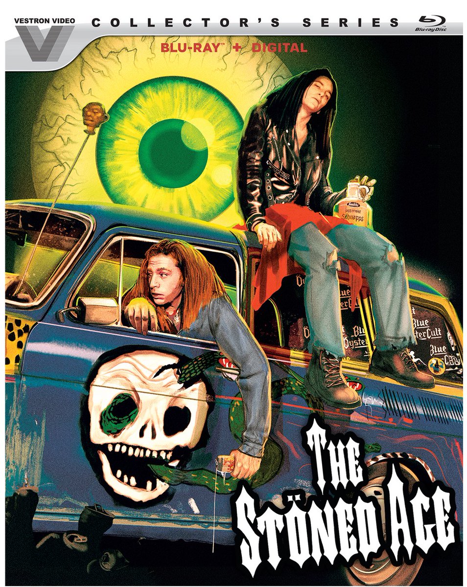 disc_connected's tweet photo. ***ANNOUNCEMENT***

Coming on April 21st on Blu-ray in the US from @Lionsgate as a #LionsgateLimited site exclusive and part of their #VestronVideo Collection: #TheStonedAge (1993)!

Making its debut on Blu-ray™, The Stöned Age follows Hubbs and Joe, in pursuit of partying and girls in Torrance, California, one Saturday night. When they hear about an epic rager going on near the beach, Hubbs and Joe head over, setting in motion a comedic adventure of rad proportions. Hubbs gets the girl! The cops show up! An ex-con loses his temper! And…Joe’s mind gets blown in the gnarliest way imaginable. Featuring a killer lineup of iconic ’70s rock bands.

WHAT'S INCLUDED
The Stöned Age in Blu-ray
Vestron Video Collector’s Series #38
Art by Lucas Peverill

Lionsgate Limited Extras:
• Back to The Stöned Age
• Tales from The Blue Torpedo: The Stöned Age Reunion
• Extended Scene

Legacy Special Feature:
• Audio Commentary with Director and Cowriter James Melkonian and Cowriter Rich Wilkes

FILM SPECS
Number of Discs: 1 (Blu-ray Only)
Rating: R for Pervasive Language, and for Sexuality and Drug Content
Screen Format: Widescreen (1.85:1)
Subtitles: English SDH
Audio: Original Theatrical English 2.0 Audio
Run Time: 90 Minutes
Color: Color
Disc Size: 50 GB

https://t.co/fEa4i7lf8L™-38?variant=44552716877935

#BluRay #PhysicalMedia #BluRays #BoutiqueBluRay #CultMovies #DiscConnected #Lionsgate #Vestron