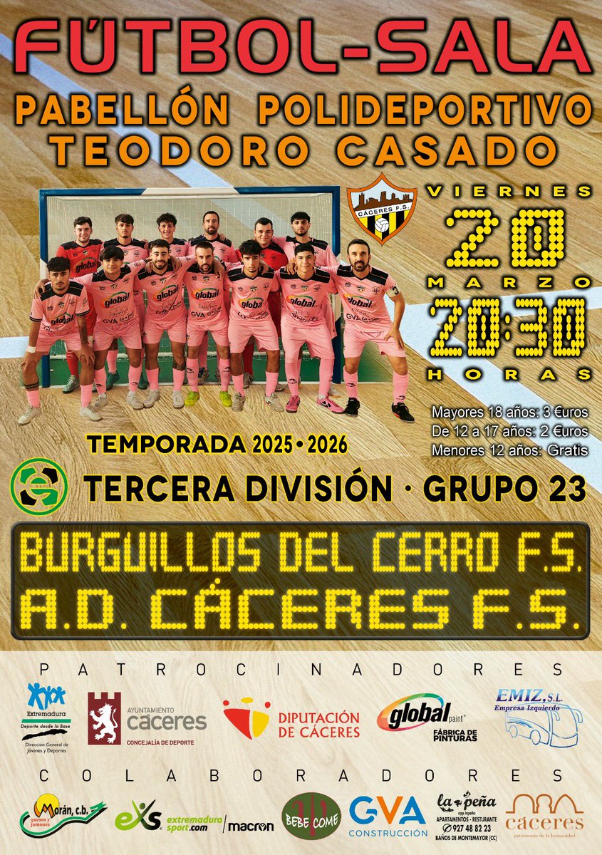 Cáceres FS tweet media