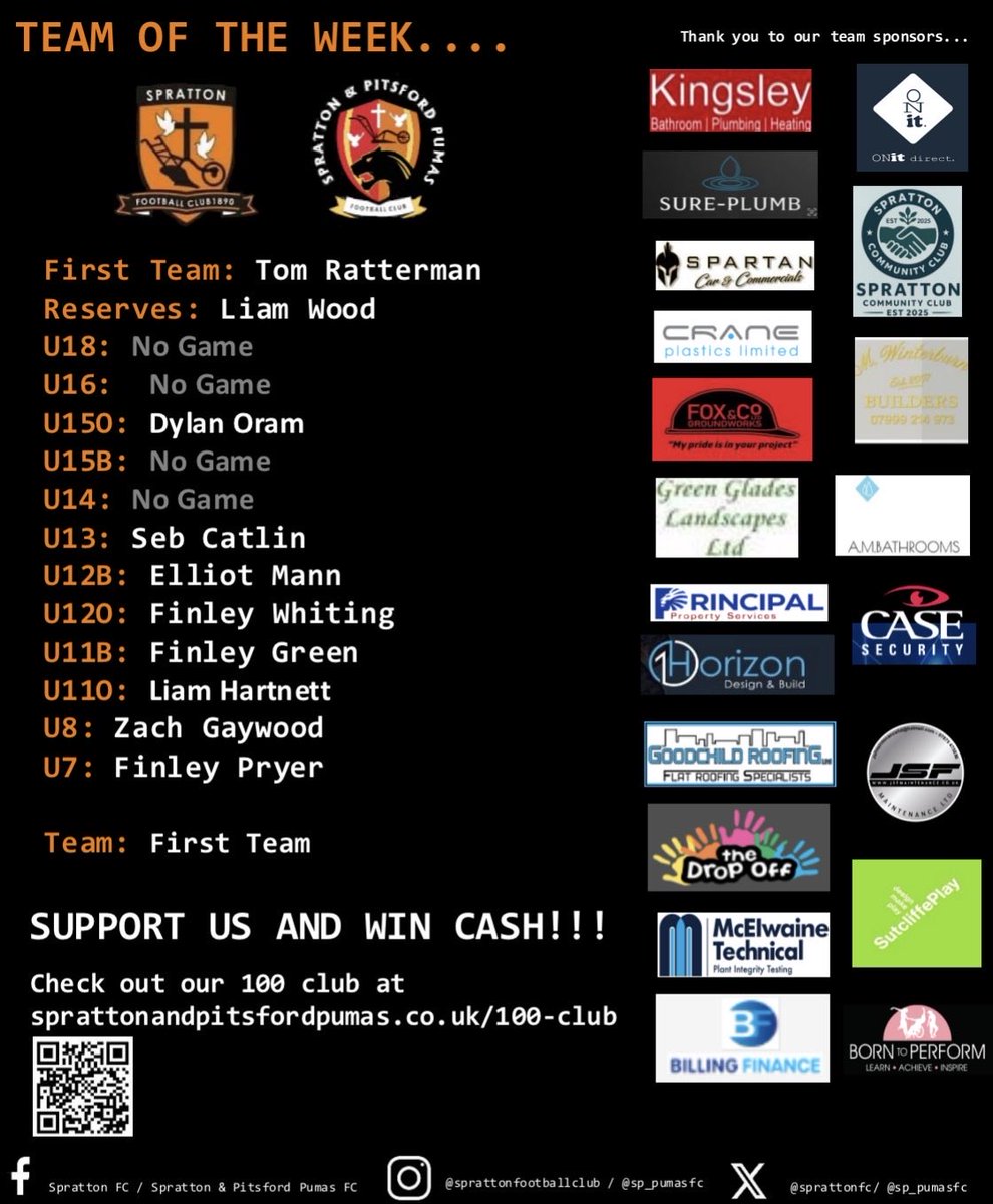 Spratton & Pitsford Pumas FC tweet media