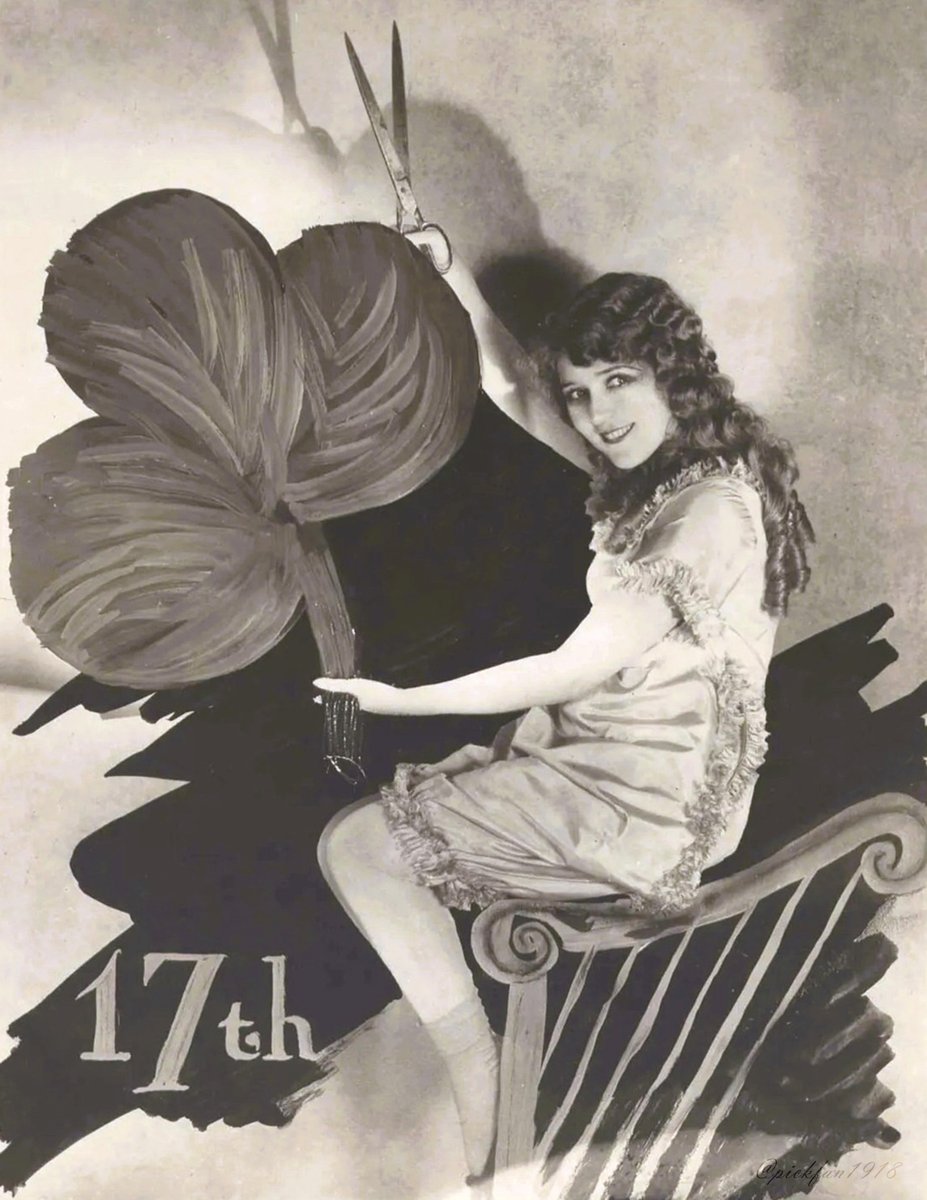 pickfan1918's tweet image. Happy St. Patrick's Day☘️ 

Here's a playfully edited portrait of Mary Pickford.

#HappyStPatricksDay #LuckOfTheIrish #StPatricksDay