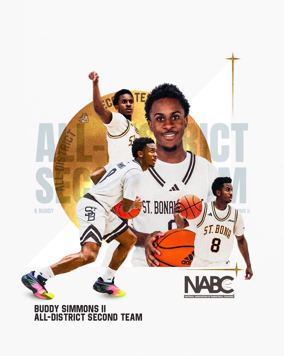 NABC All-District honors for Frank Mitchell and Buddy Simmons II! 🐺🏀