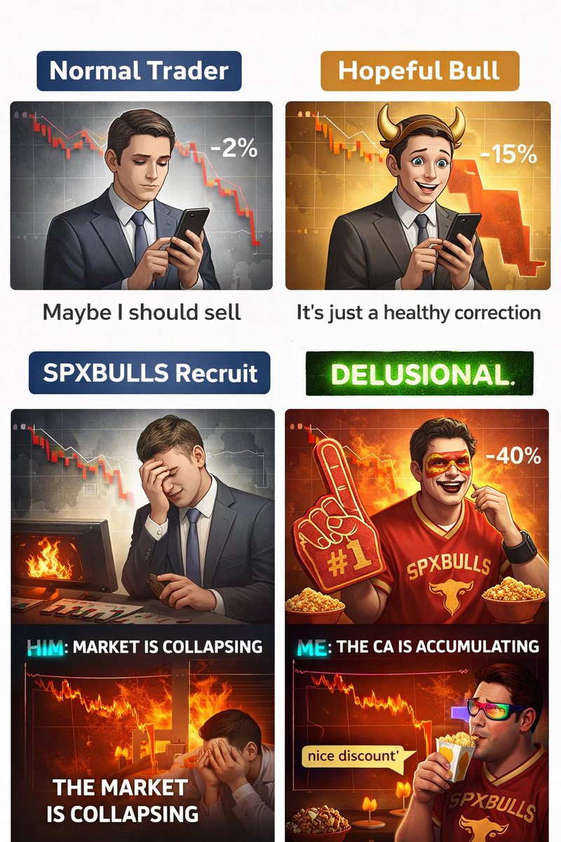 @SPXBULLS
 Ca: GBJpKgvZuEc3fzHZKoedJ14R8N5JwMd8MavfomNcpump 
#DelusionalBulls #BULLS #MemeContest #SPX