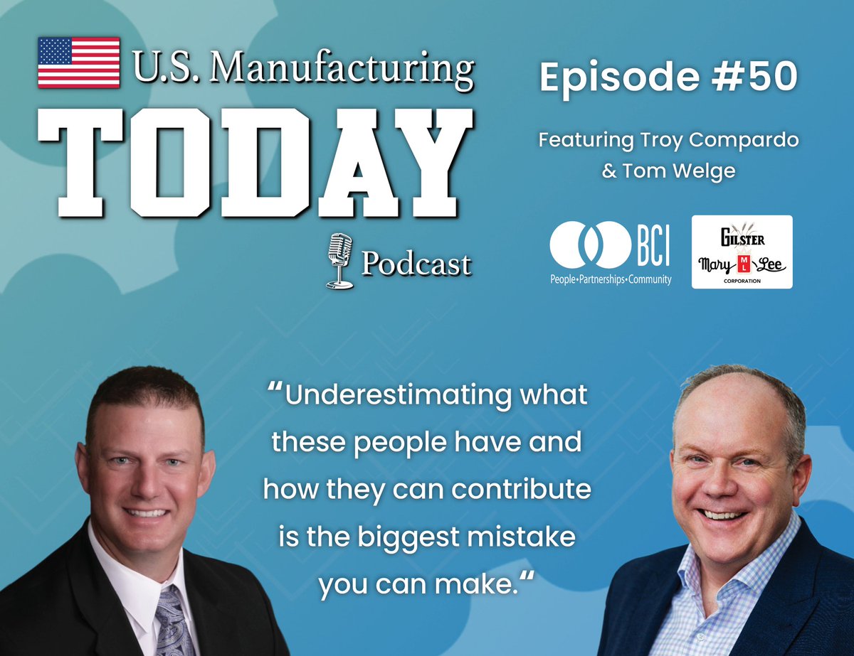 U.S. Manufacturing Today Podcast 🎙️ tweet media