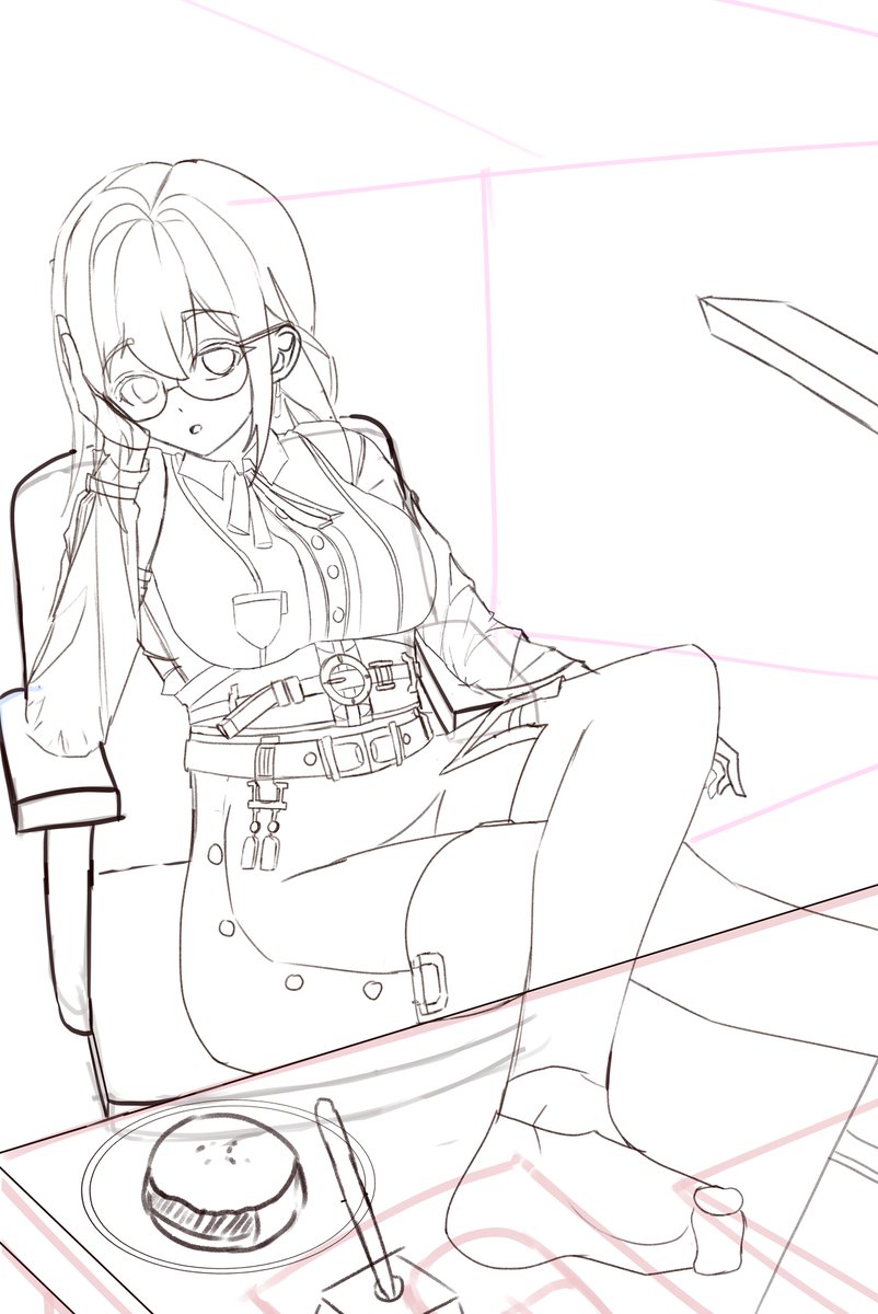 I_zae0's tweet photo. Sketch https://t.co/gvSqR9sENv