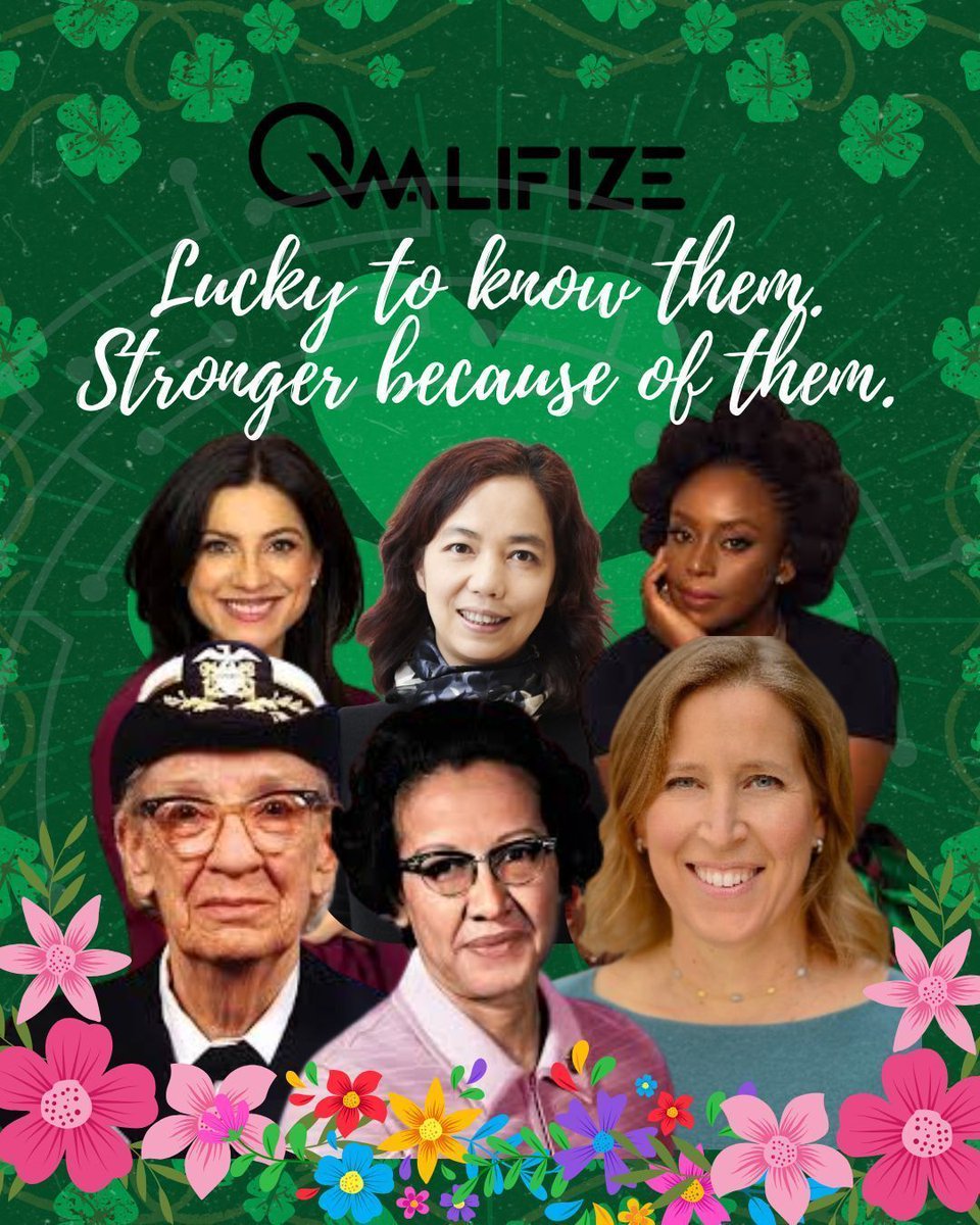 🍀 Lucky to know them. Stronger because of them. This St. Patrick’s Day, we’re celebrating more than luck we’re celebrating the women who drive progress every day.

#Qwalifize #InternationalWomensMonth