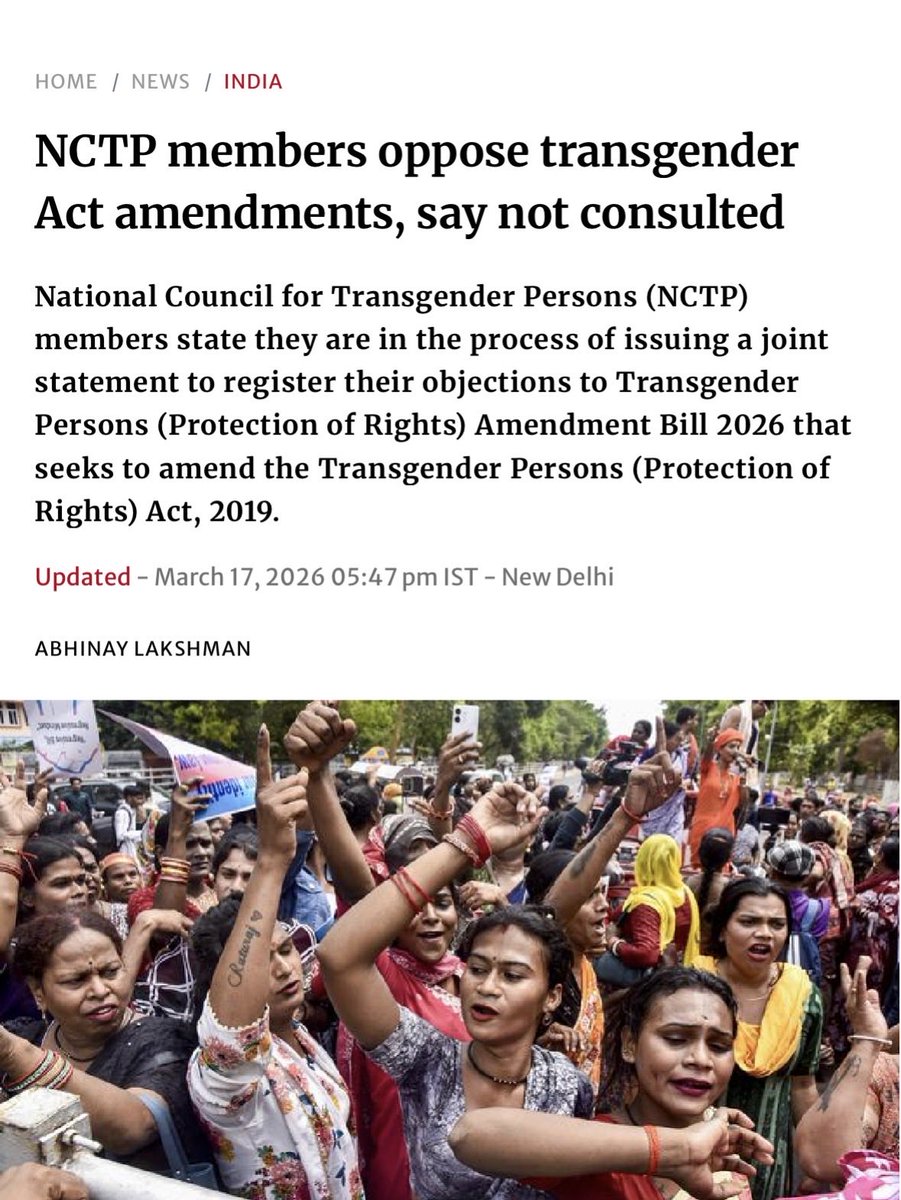 This Bill risks jeopardising access to much-needed healthcare services and excludes those it must protect: TNM

Halt the process. Take the bill off the table.

#RejectTransBill2026