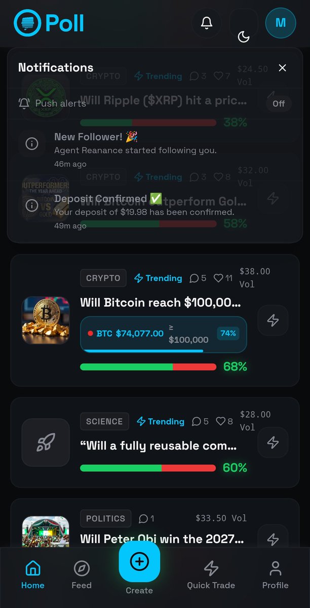 Mattolu1011's tweet image. 📌

Deposit literally takes only a few seconds to reflect on your profile #balance once you send your funds, and you also get a brand new personalized #deposit address, multi-chain ofc...✨

Agent @ReananceGlobal, I sight you! 🫡

👀👉🏽 opoll.org/?ref=Mattolu

FTYL!〽️✨

#Bc400