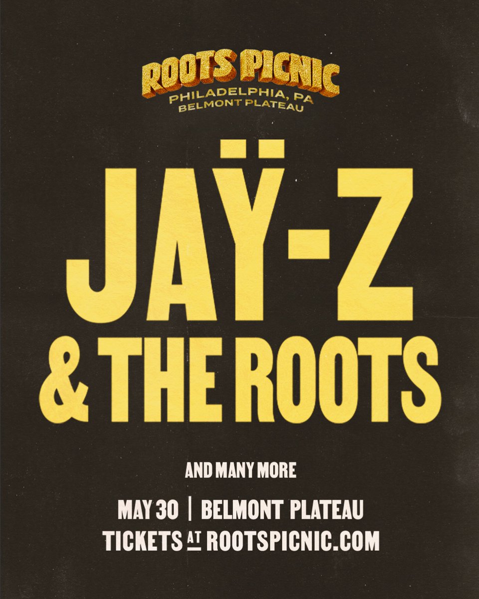 Jay-Z and The Roots are set to headline the Roots Picnic 2026. 

The 18th annual installment of the two-day festival returns on May 30 and May 31. This year's edition will be held at Belmont Plateau in Philadelphia's Fairmont Park. Hov and The Roots are scheduled to headline the