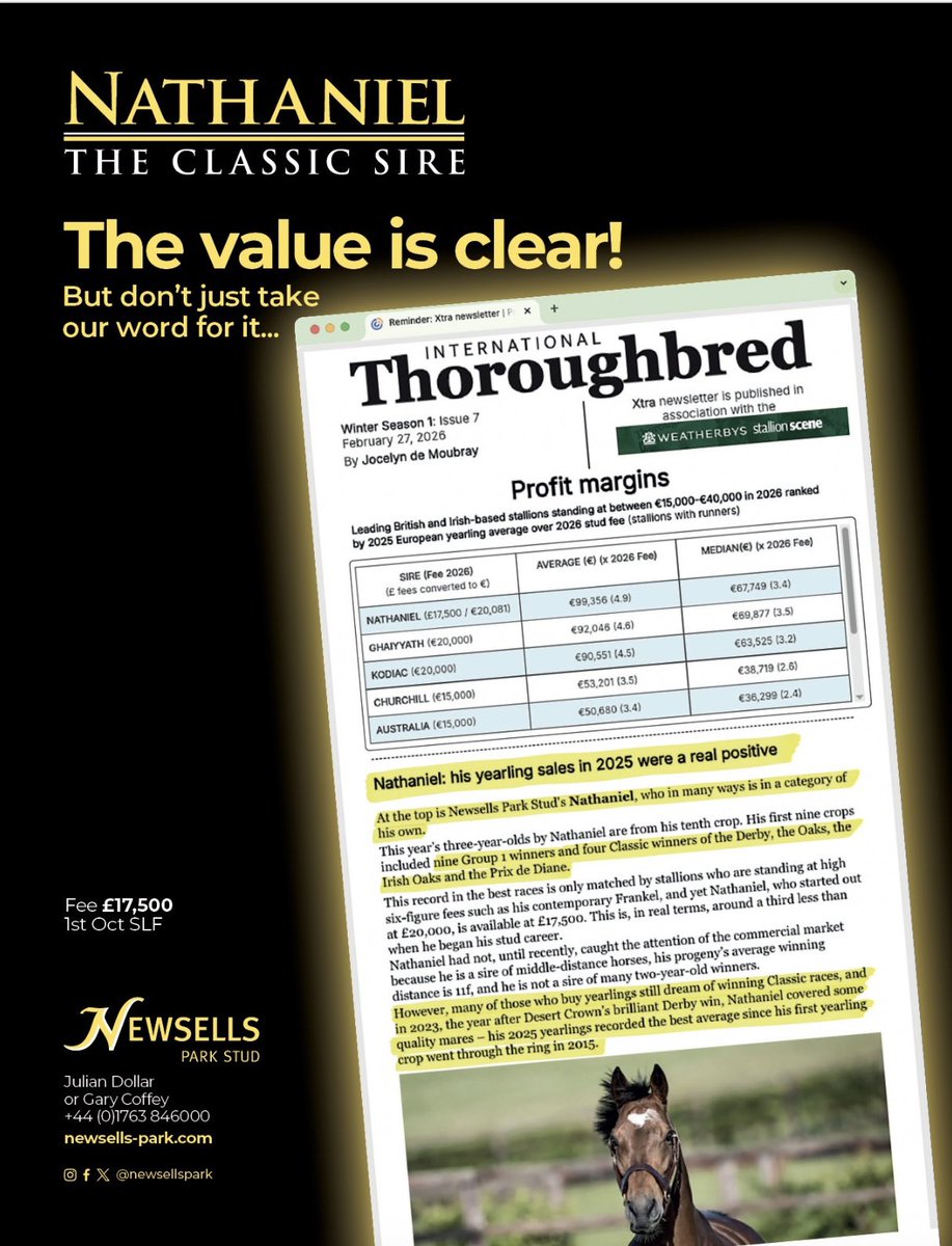 Newsells Park Stud tweet media