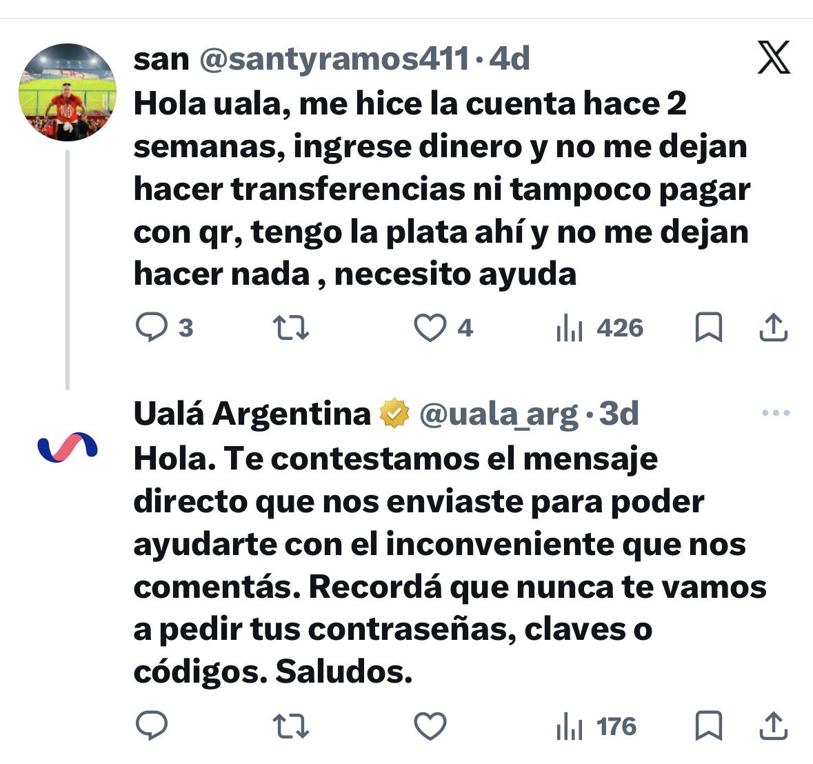 Joepsi's tweet photo. “CORRALITO”:

Porque la billetera virtual UALA del militante libertario Pierpaolo Barbiti, se esta APROPIANDO DEL DINERO DE LA GENTE sin motivo. 

La billetera registra ALTOS NIVELES DE MOROSIDAD y se rumorea que va a quebrar. https://t.co/NVX8CvOmn1