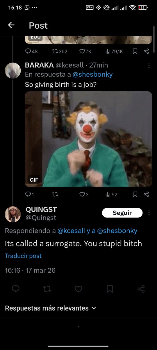 Bevilacqua44's tweet photo. @Quingst @LSUwbkb You remember this?  Jusg blocked after this message, your a fucking coward.
Surrogate isn't a job, stupid ugly motherfucking bitch 🤡🤡🤡🤡 https://t.co/KNq4utmgP2