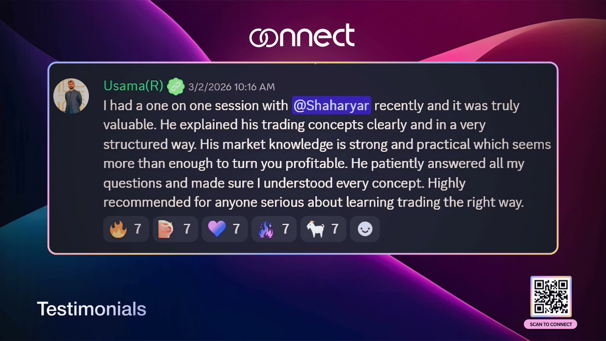 Big respect to <a href="/_shahahaharyar/">Shaharyar</a>  — Usama(R) just dropped that his 1-on-1 session was a total game-changer.

Structured breakdowns, real-world edge that actually sticks, and zero rushing through questions. The kind of guidance that makes you think 'why didn't I do this sooner?'

If