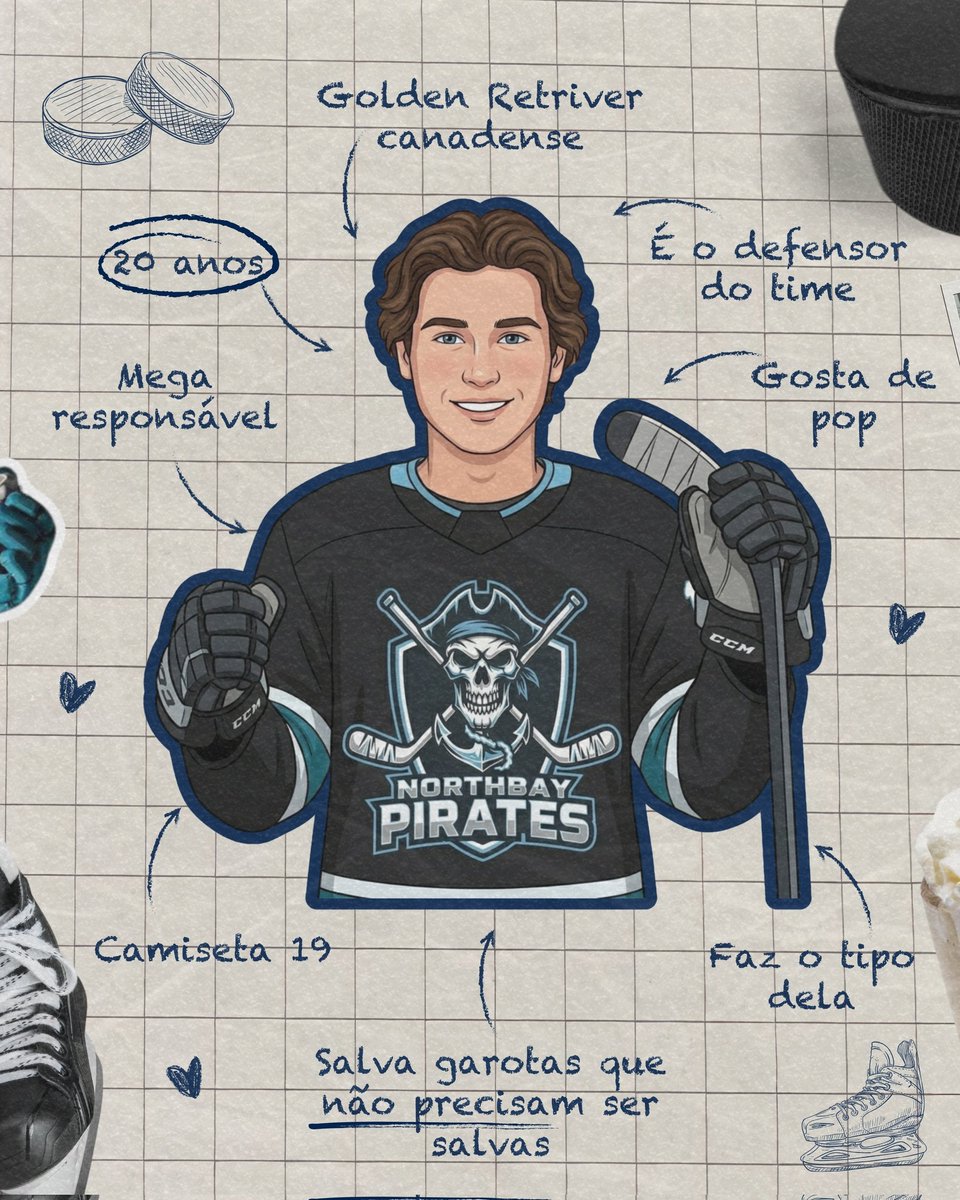 autora_isa's tweet photo. ✨️Conheça Noah Becker✨️

Queridinho por algumas, já que ele apareceu em Feita Para Me Odiar, Noah é o (mais uma vez) novato do time ✨️✨️

Preparados para se apaixonar pelo nosso Golden Canadense? 😍🏒

Em breve, RESA será seu novo hockey romance 🏒🏊‍���️💕 https://t.co/jIgUtP5M2O