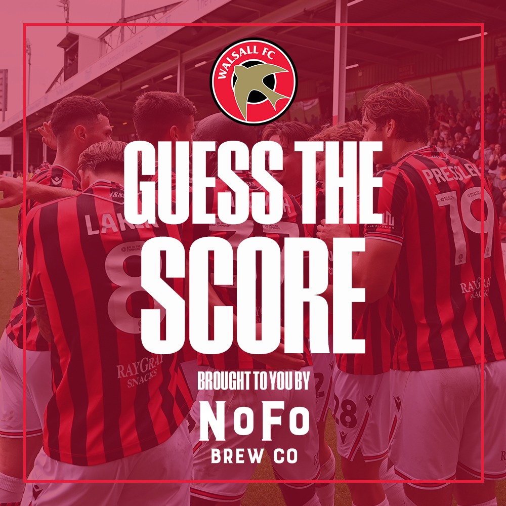 WFCOfficial's tweet photo. Predict today's final score, brought to by @NoFoBrewCo, to be in with a chance of winning a signed programme! 👇