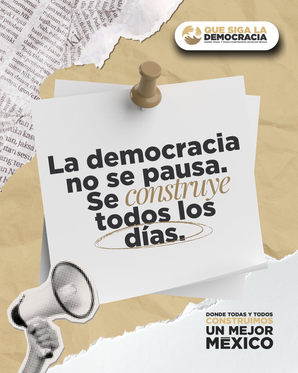 Que Siga La Democracia tweet media