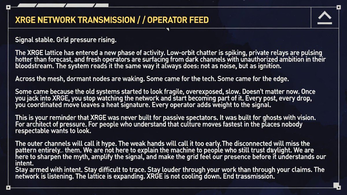 Xrge transmission