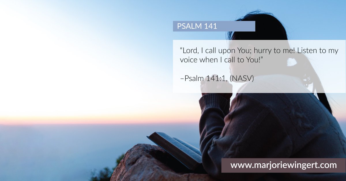 MarjorieWingert's tweet photo. Psalm 141

“Lord, I call upon You; hurry to me! Listen to my voice when I call to You!” Psalm 141:1, (NASV)

Read More: https://t.co/AsJePcJ929 https://t.co/15ZuQw0PvD