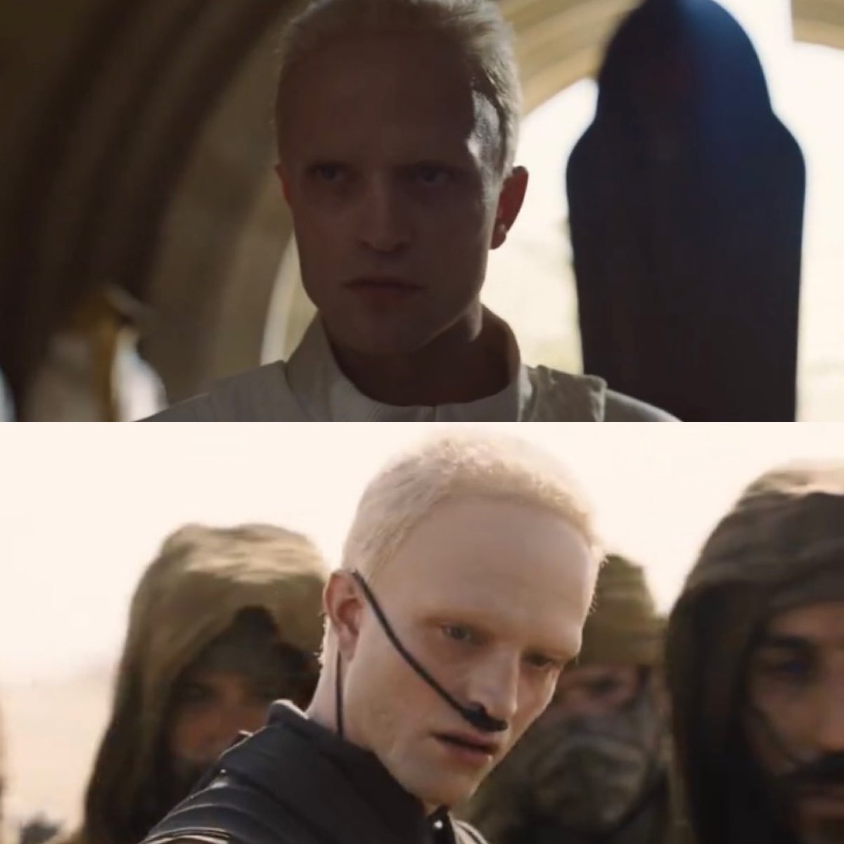 JustRPattinson's tweet photo. Robert Pattinson as Scytale in Dune: Part 3 https://t.co/jElzNoqwdS