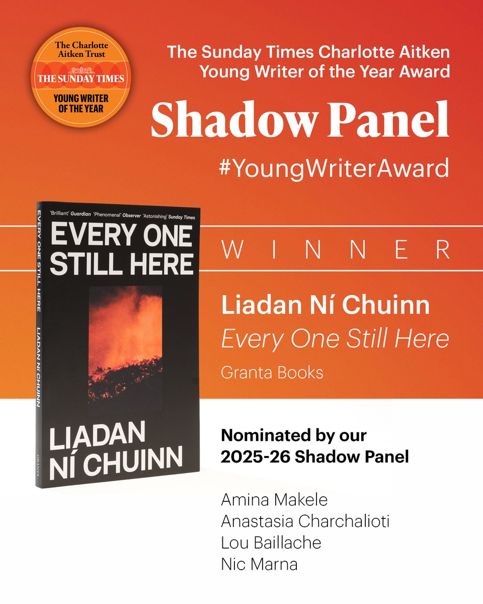 Young Writer Award tweet media