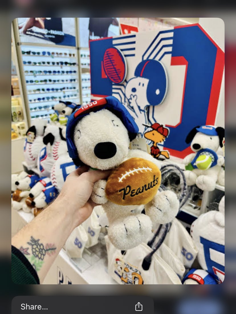 wavetoeli's tweet photo. hellu is anyone looking for miniso snoopy football plush T___T selling mine for ₱550

# wts lfb ph peanuts stuff stuffed toy https://t.co/A5ANx5Btu0