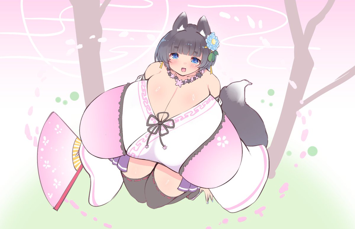 もうすぐ春ですわね🌸 ご主人様🩷 #oc #コンコレ18 