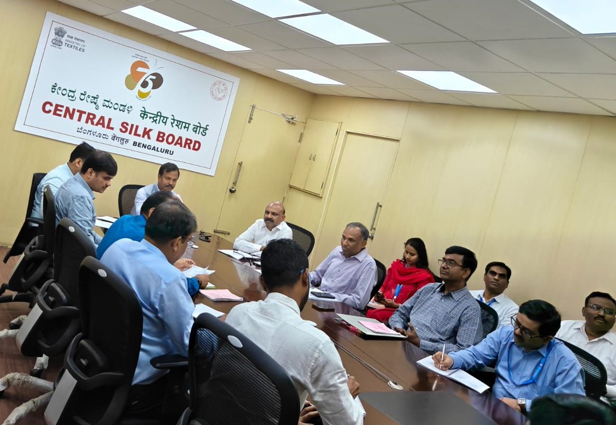 Central Silk Board Ministry of Textiles tweet media