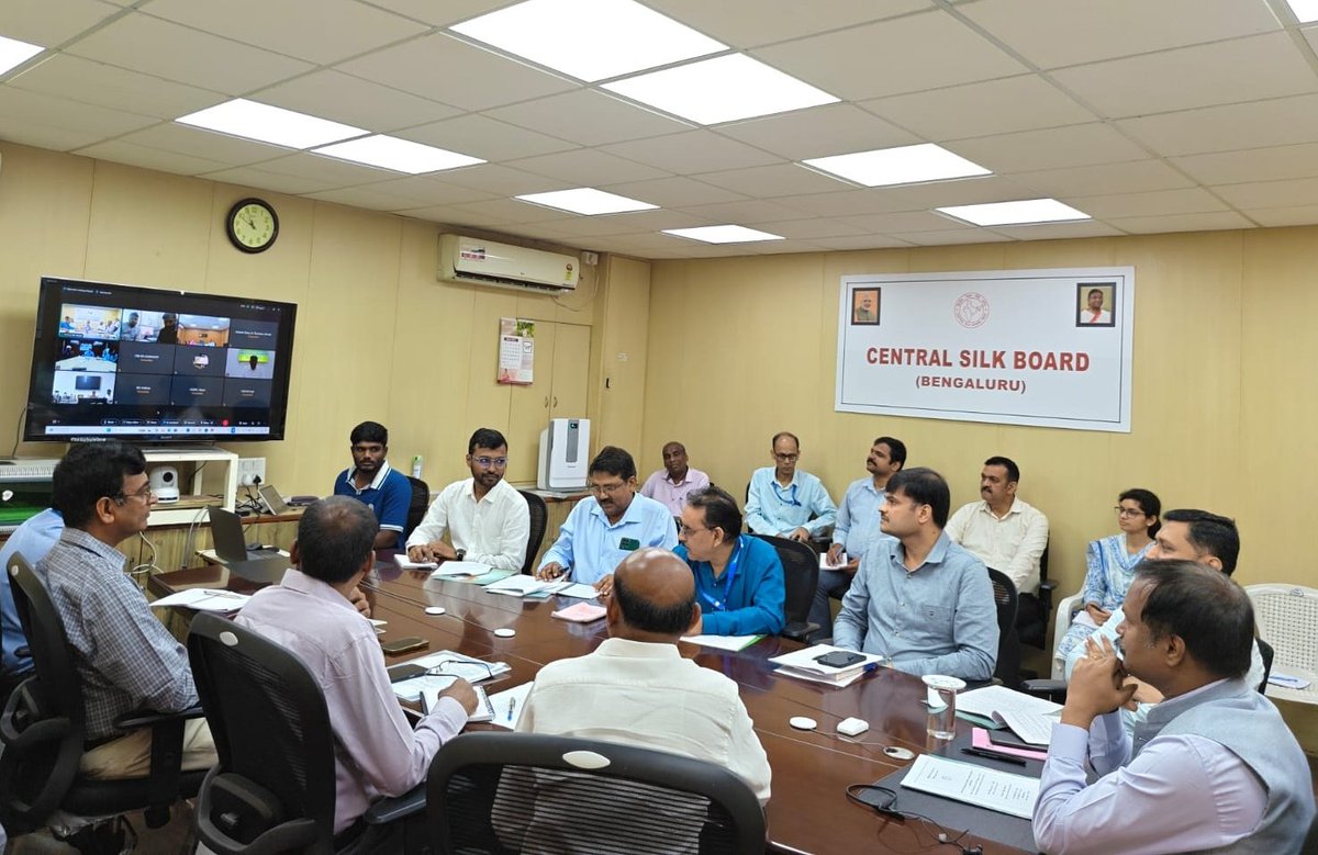 Central Silk Board Ministry of Textiles tweet media