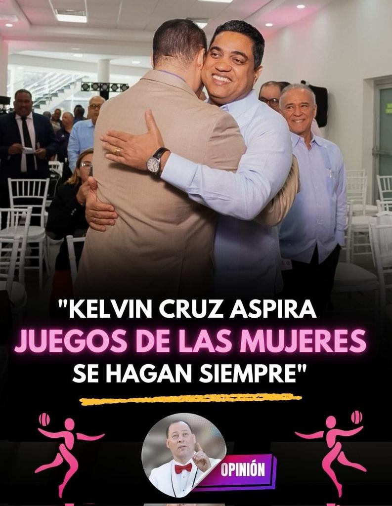 Felicito a Kelvin Cruz!!!.

Hoy asistí a la presentación de Los Juegos de la Mujer y lo que viene esta semana es grande y emocionante.

<a href="/kelvincruzrd/">Kelvin Cruz</a>

#YoApoyoLosJuegisDeLaMujer