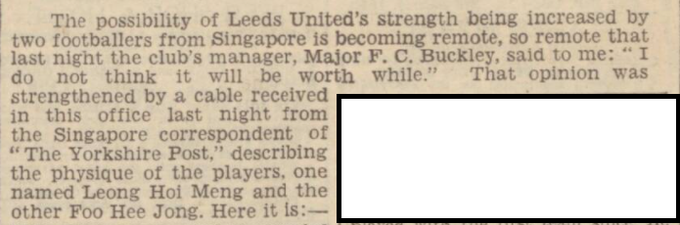 Leeds Football Newspaper Snippets tweet media