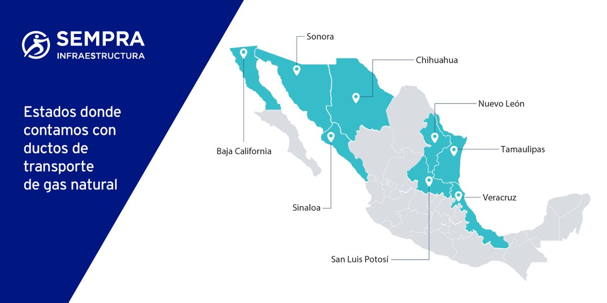Nuestros sistemas de ductos para el transporte de gas natural se ...