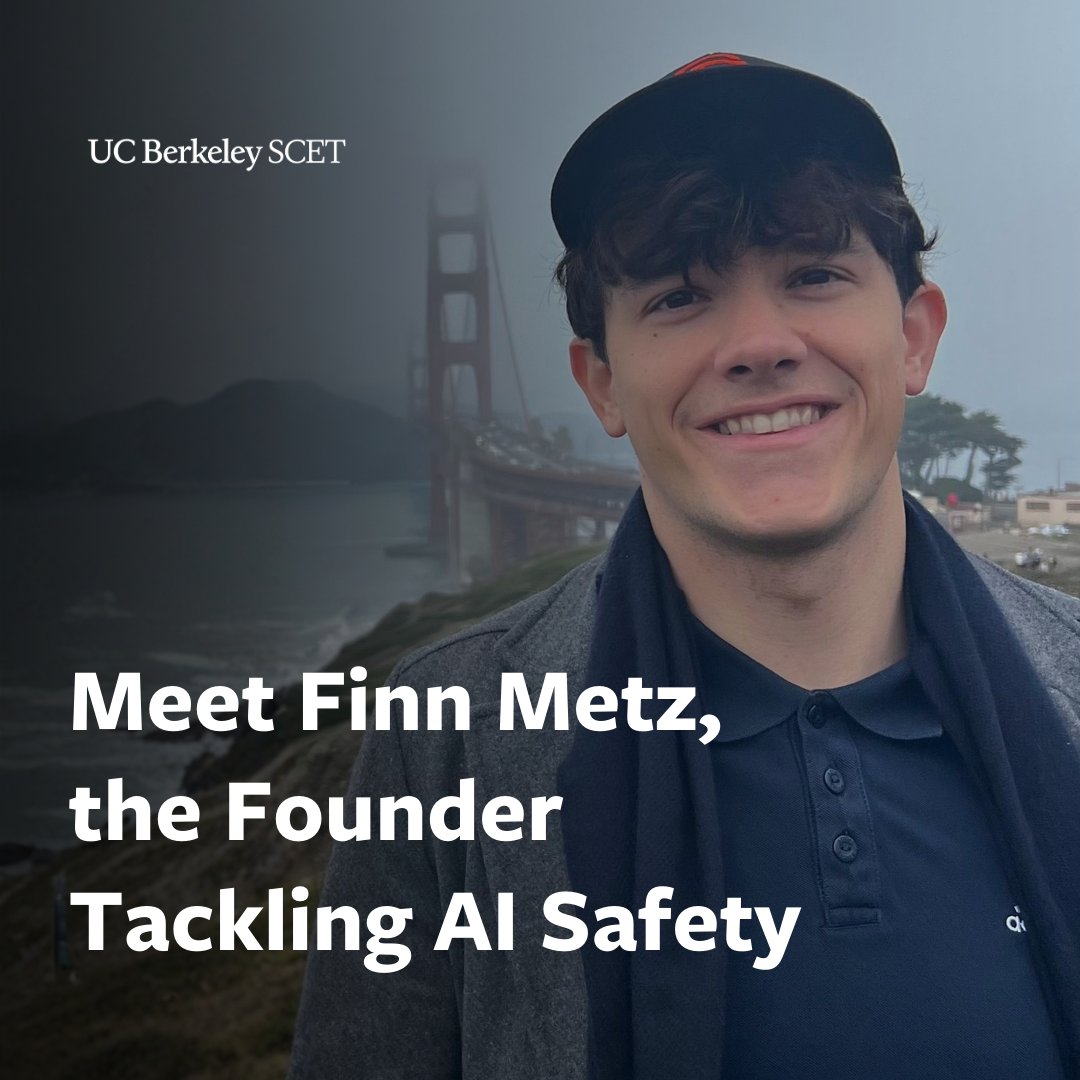 SutardjaCenter's tweet photo. What does it take to build AI responsibly as the technology moves faster than ever?

From SCET Startup Semester to #AIsafety at @seldonai, Finn Metz shares why founders must take oversight, cyber resilience, and societal impact seriously .https://t.co/TC51jO8XvV

#ucberkeley https://t.co/vDWDvOt8RK