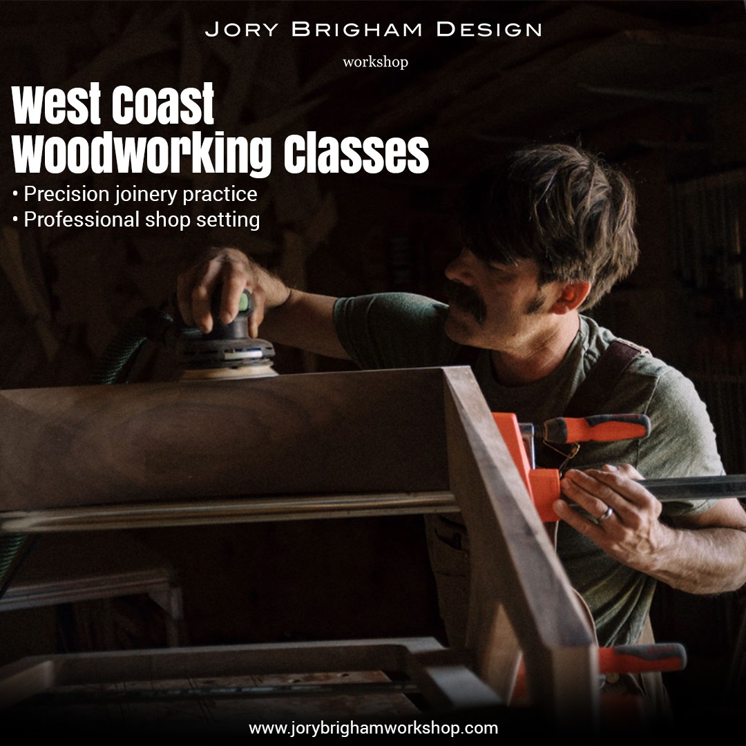 Discover West Coast woodworking classes focused on clean design, precision joinery, and contemporary furniture building in a professional shop.

Secure your workshop seat.
jorybrighamworkshop.com

#WestCoastWoodworking #CaliforniaWoodshop #ModernMakers