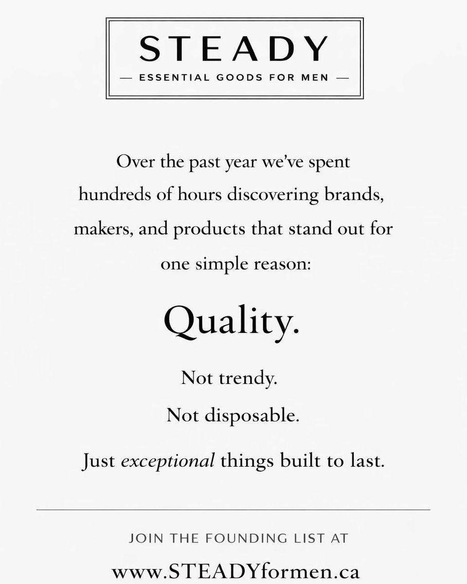 @STEADYformen tweet media